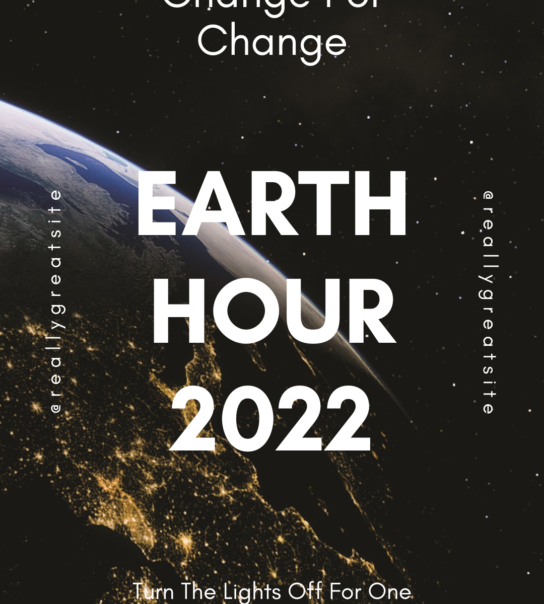 Black-White-Earth-Hour-2022