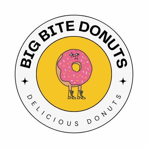 Bright-Colorful-Playful-Funny-Donuts-Food-Circle-Logo